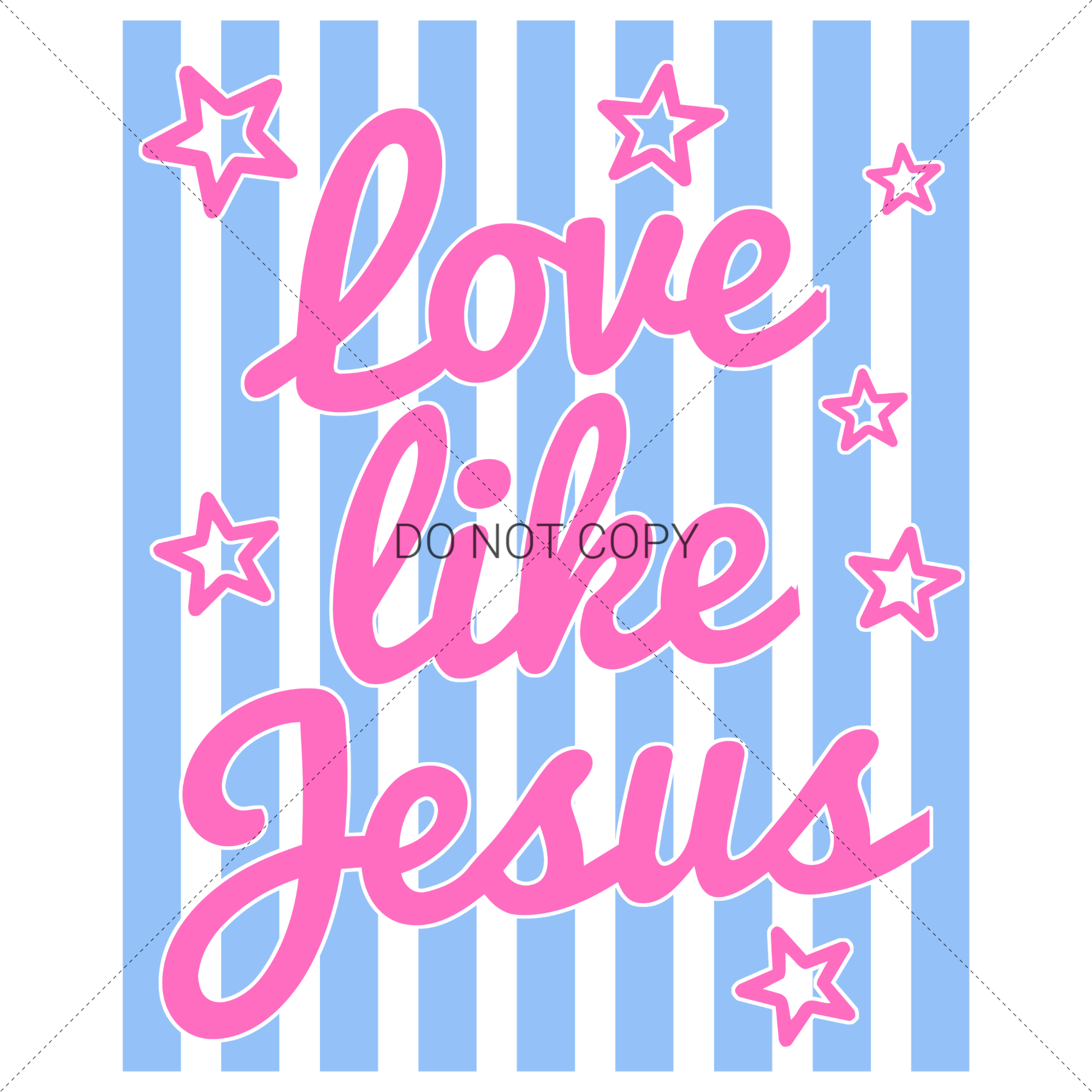 love like Jesus : STARS AND STRIPES