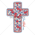 JesUSAves: FLORAL CROSS