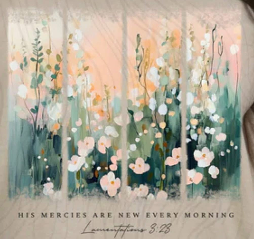 His Mercies Are New Every Morning Lamentations 3:23