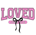 LOVED John 3:16- Pink Font