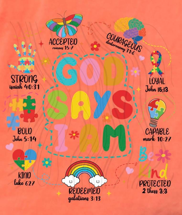 Gods Say I Am: Autism Awareness