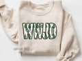 WWJD Christmas Tree Faux Embroidery