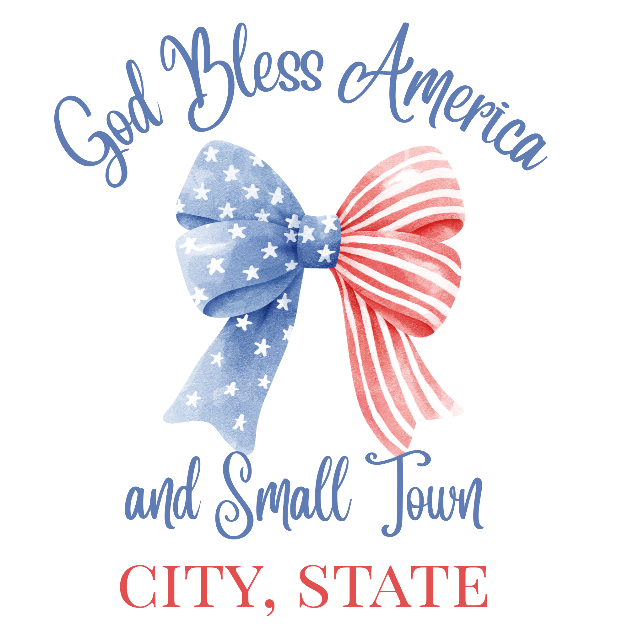 God Bless America and Small (CITY, STATE): BOW