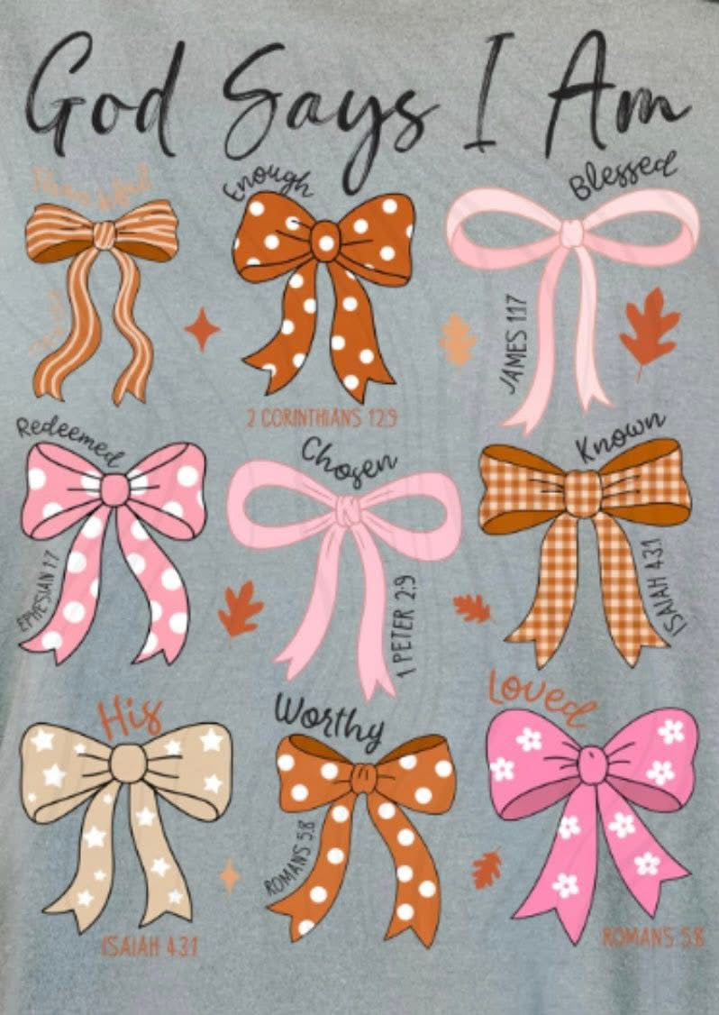God Says I am: Fall Bows