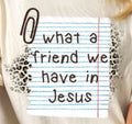 what a friend we have in Jesus: NOTE