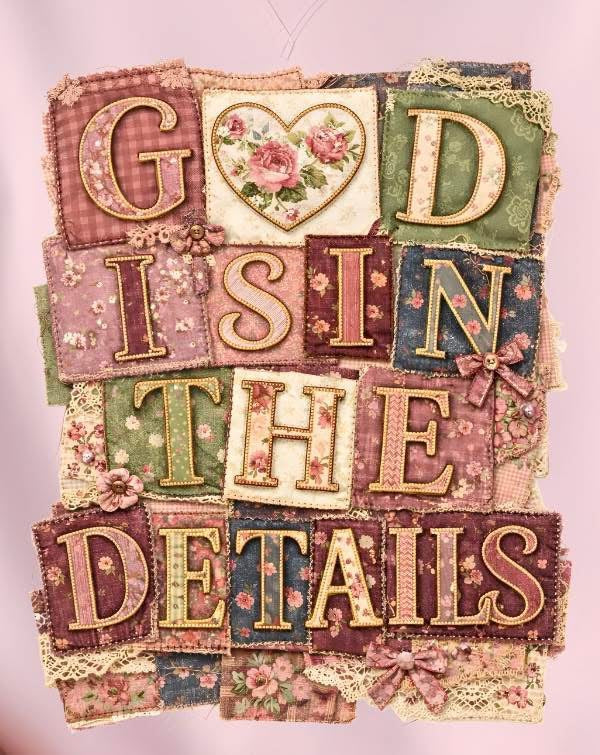 GOD IS IN THE DETAILS: FAUX PATCHWORK