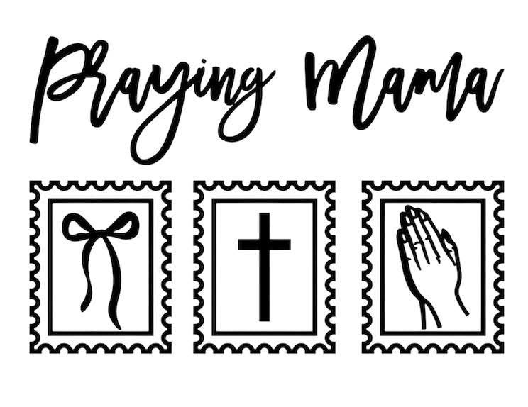 Praying Mama: BLACK FONT