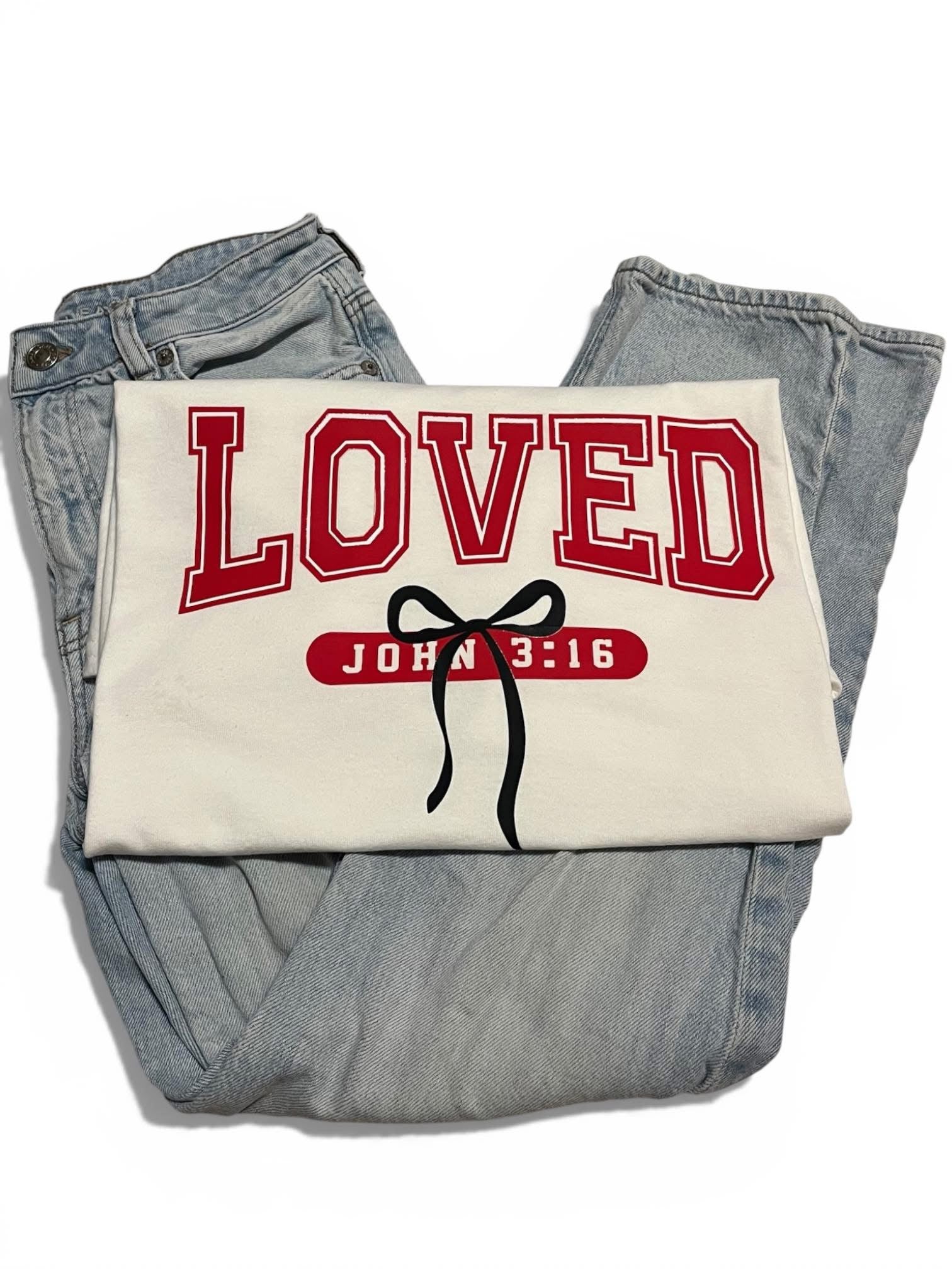 LOVED JOHN 3:16- RED