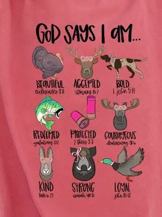 GOD SAYS I AM...