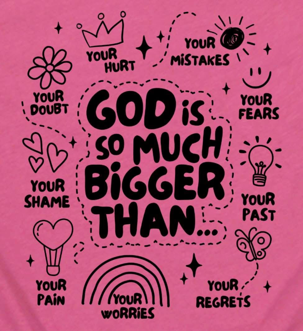GOD IS SO MUCH BIGGER...
