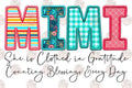 MIMI: FAUX APPLIQUE
