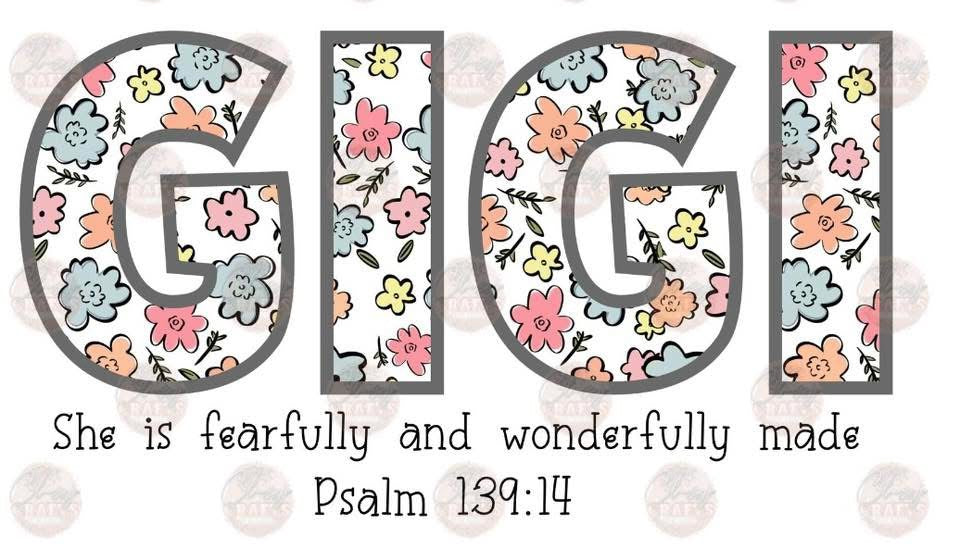 GIGI PSALM 139:14- FLORAL