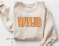 WWJD Faux Embroidery Fall Pattern