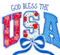 GOD BLESS THE USA: FAUX PATCHWORK