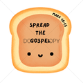 SPREAD THE GOSPEL MARK 16:15- DOODLE FONT PB